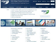 Tablet Screenshot of icgp.ie